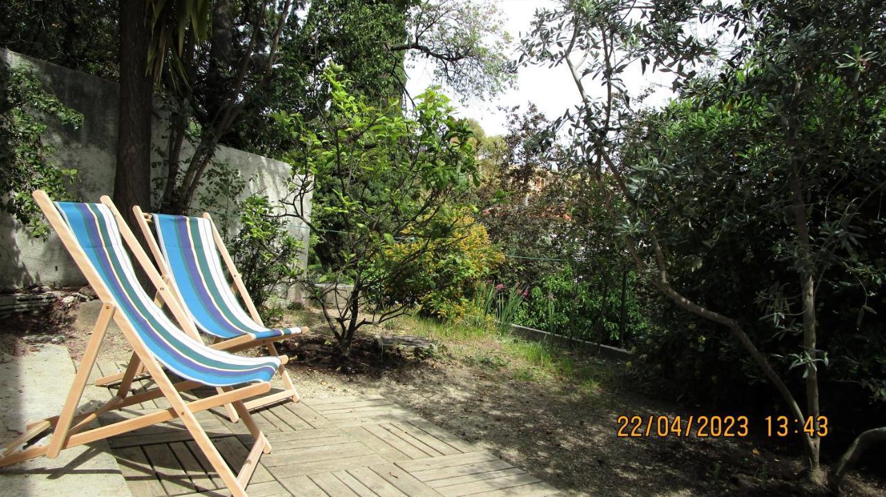 Nice - Studio Independant En Villa - Mer Ville Calme Jardinet 외부 사진